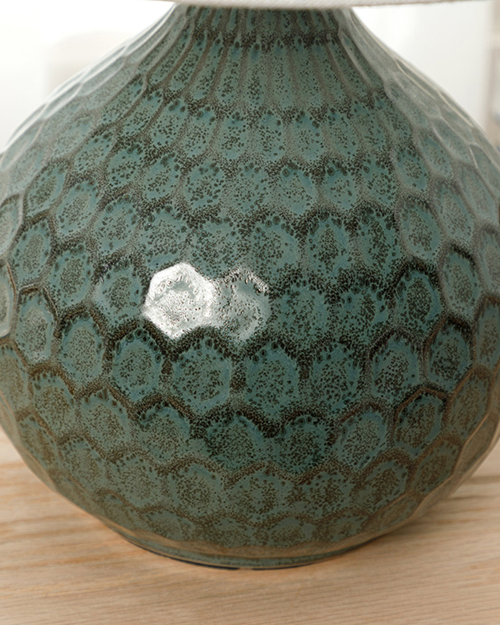 Gina Table Lamp 27x27x41 cm Green (view 3)