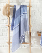 Royal Stripe Cotton Bath Wrap 95x165 cm (view 4)