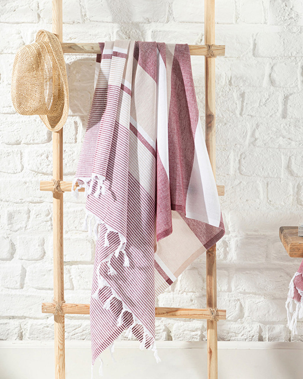 Royal Stripe Cotton Bath Wrap 95x165 cm (view 7)