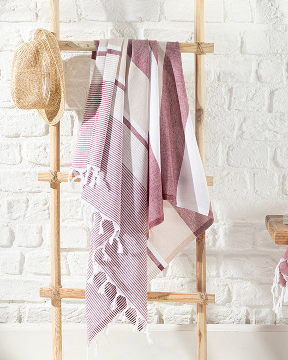 Royal Stripe Cotton Bath Wrap 95x165 cm (view 7)