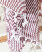 Royal Stripe Cotton Bath Wrap 95x165 cm (view 8)