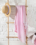 Shadow Cotton Bath Wrap 95x165 cm Pink Powder