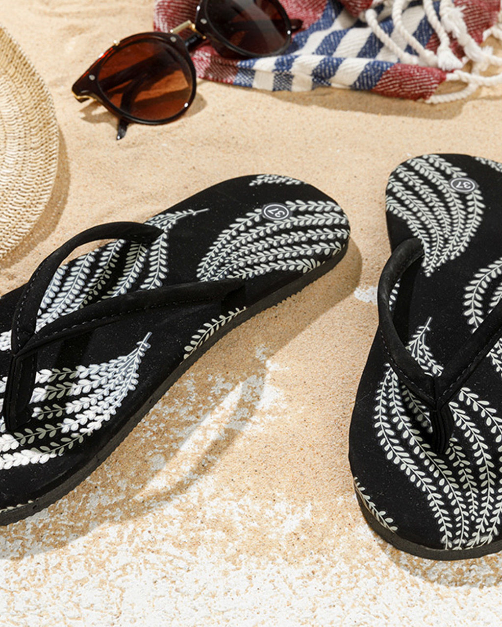 Velvet Suet Slippers Beach Slippers (view 6)