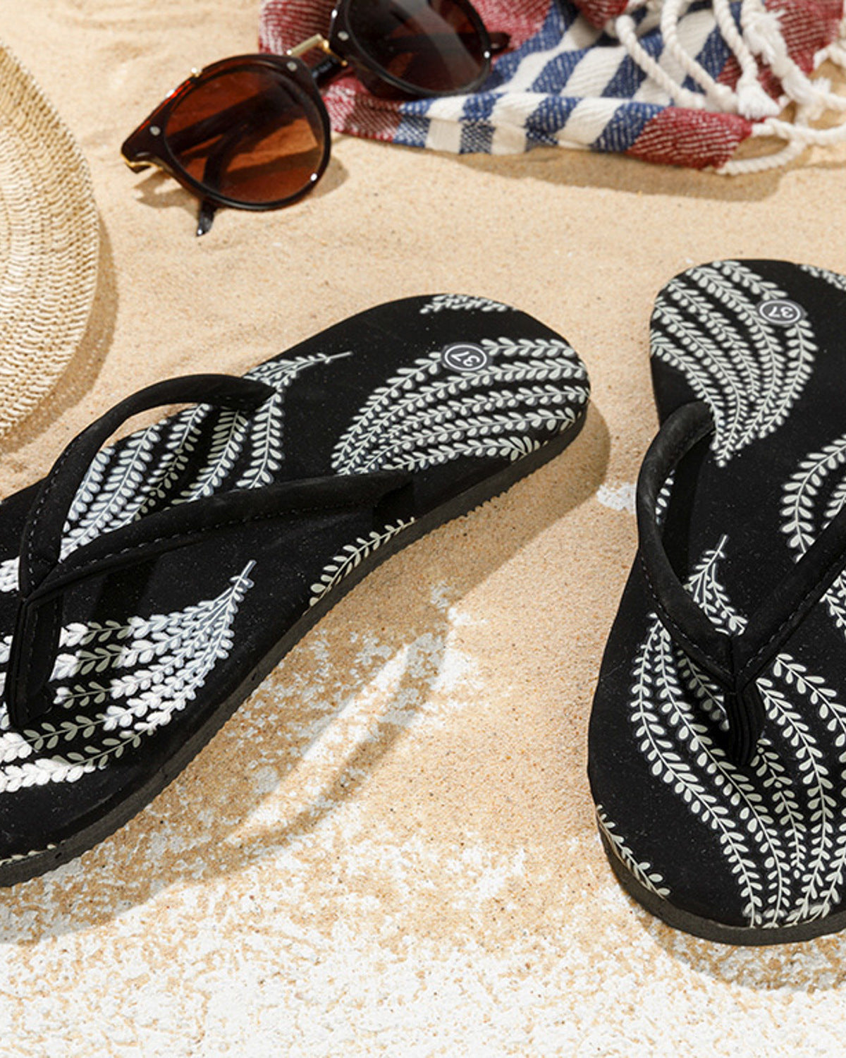 Velvet Suet Slippers Beach Slippers (view 6)