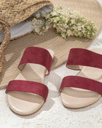 Classy Slippers Outdoor Slippers Maroon - 36