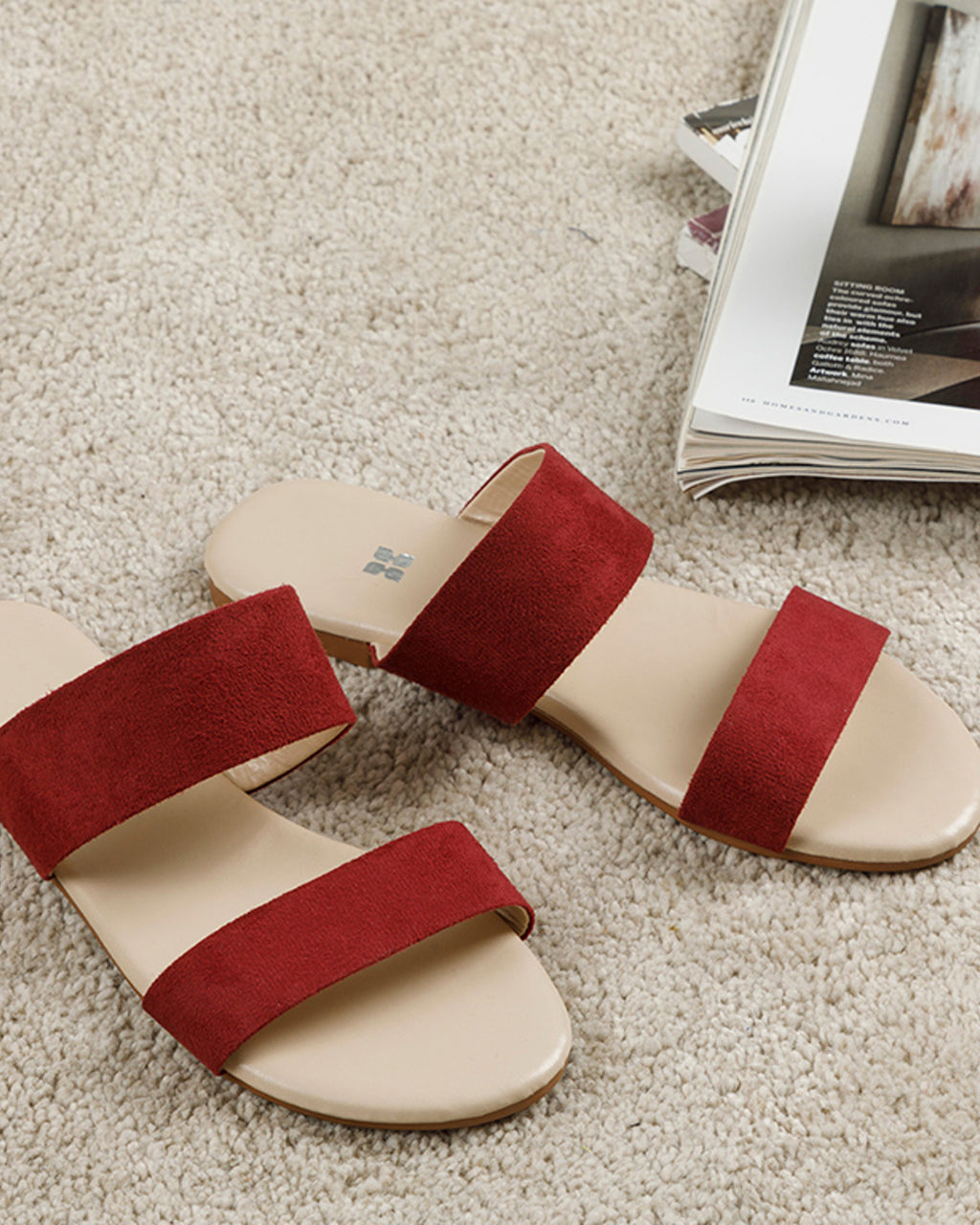 Classy Slippers Outdoor Slippers Maroon - 38 (view 3)