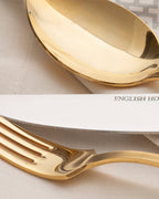 Lora Stainless Steel 18 pcs Dessert Cutlery Set Gold (view 2)