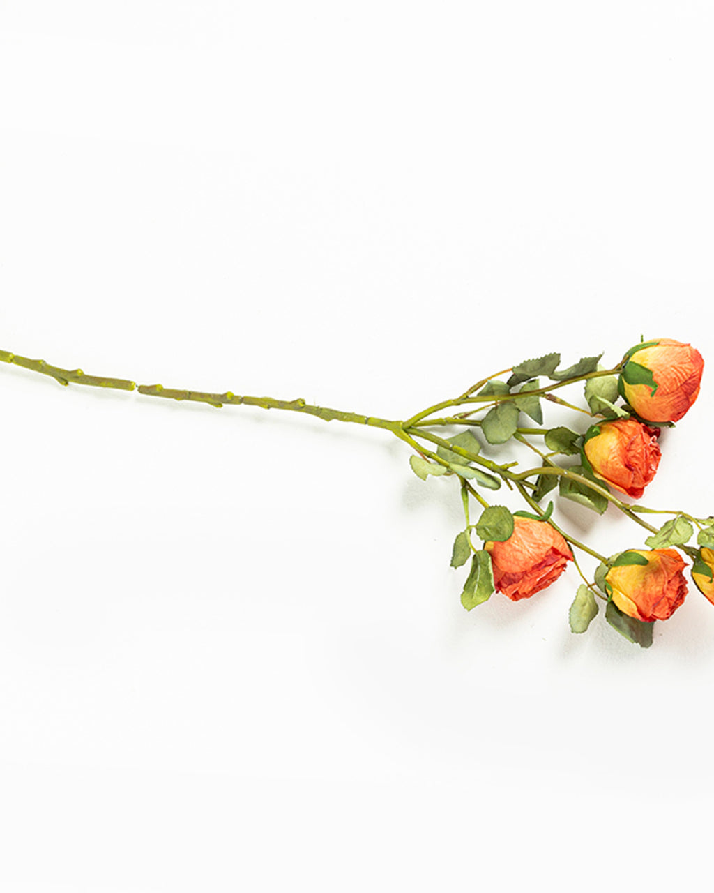 Rose Bouquet Single Branch Artificial Flower 61 cm Red (view 4)
