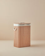 Urbann Bamboo Foldable with 2 Sections Laundry Basket 40x30x60 cm Brown (view 2)