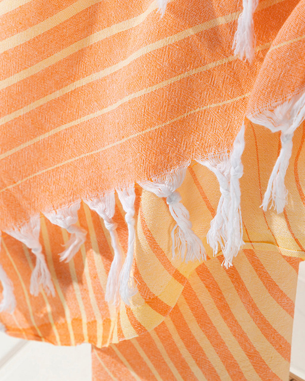 Shadow Cotton Bath Wrap 95x165 cm Orange - Yellow (view 2)