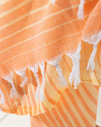 Shadow Cotton Bath Wrap 95x165 cm Orange - Yellow (view 2)