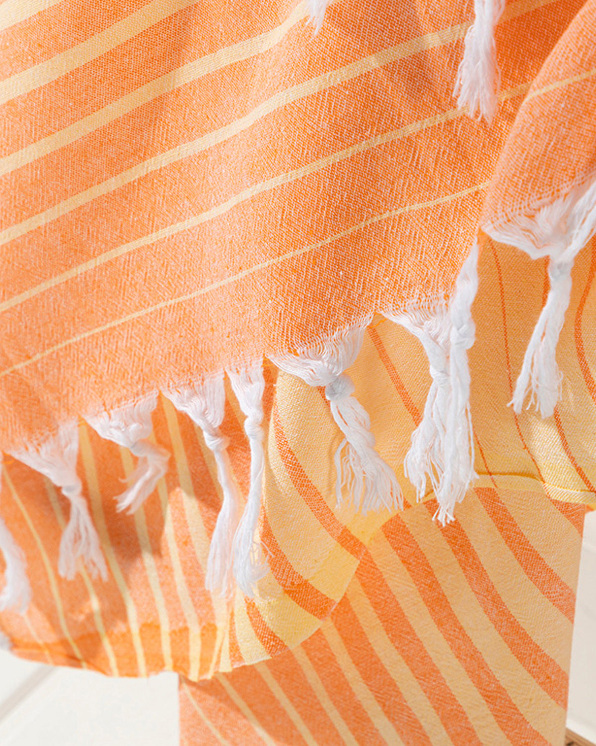 Shadow Cotton Bath Wrap 95x165 cm Orange - Yellow (view 2)