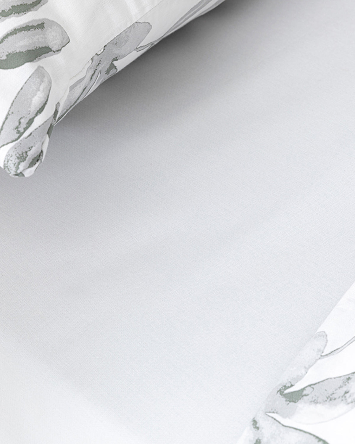 Olive Twig Crêpe Duvet Cover Set Olive Green (view 11)