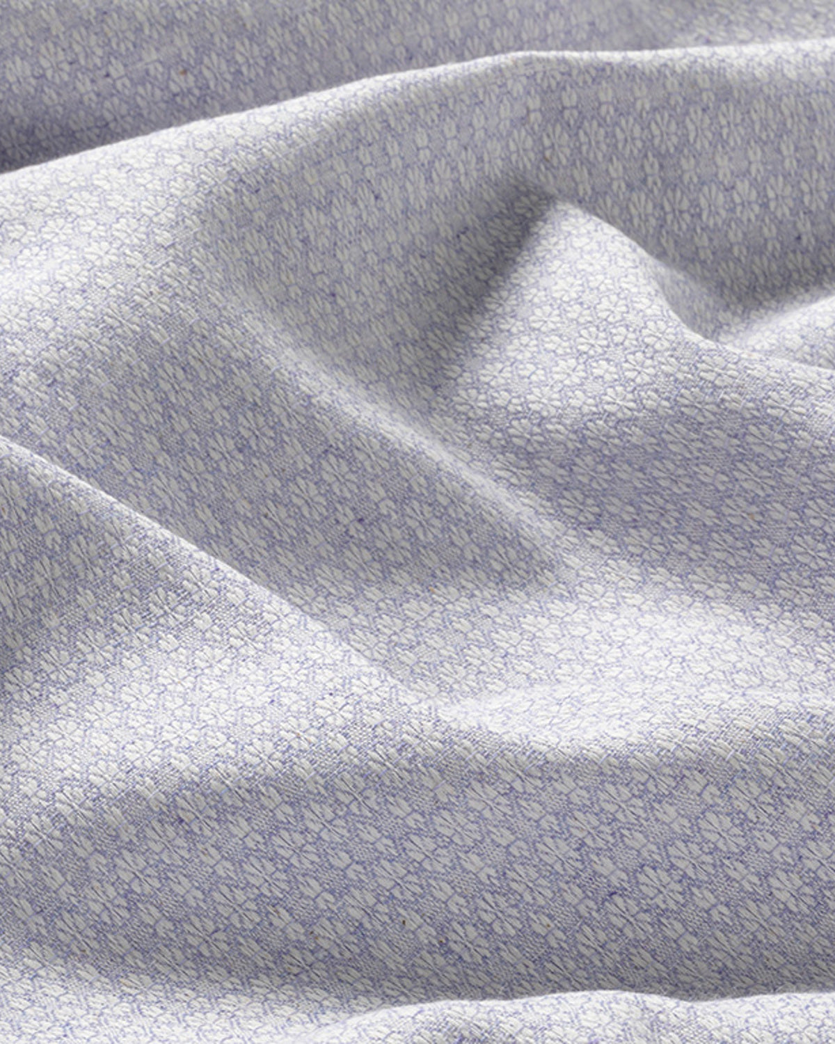 Petite Daisies Yarn Dyed Single Size Duvet Cover Set 160x220 cm Lilac (view 4)