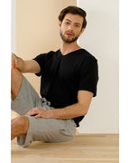 Cotton Fit V Yaka Cotton Men’s Undershirt Black (view 3)