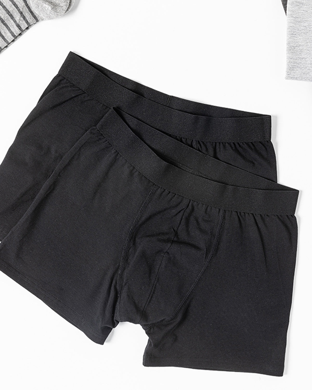 Comfort Cotton Men’s 2 pcs Boxer S Black