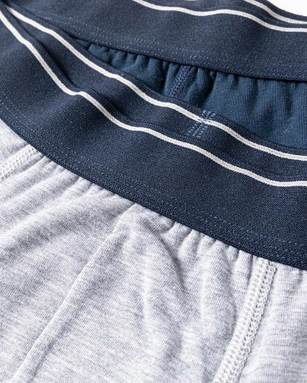 Comfort Cotton/Cotton Polyester Men’s 2 pcs Boxer S Navy Blue - Gray (view 2)
