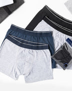 Comfort Cotton/Cotton Polyester Men’s 2 pcs Boxer S Navy Blue - Gray (view 3)