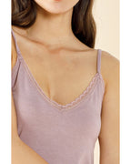 Pretty Duz Viscose Women Night Gown L Dusty Rose (view 3)