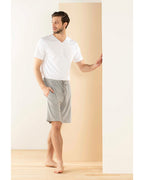 Relax Grey Cotton Polyester Single Bottoms Gray (view 4)