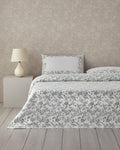 Natur Printed Cotton Summer Blanket Set Green - Single 150x220 cm