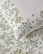 Natur Printed Cotton Summer Blanket Set Green (view 3)