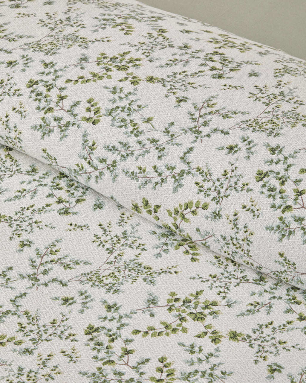 Natur Printed Cotton Summer Blanket Set Green (view 10)