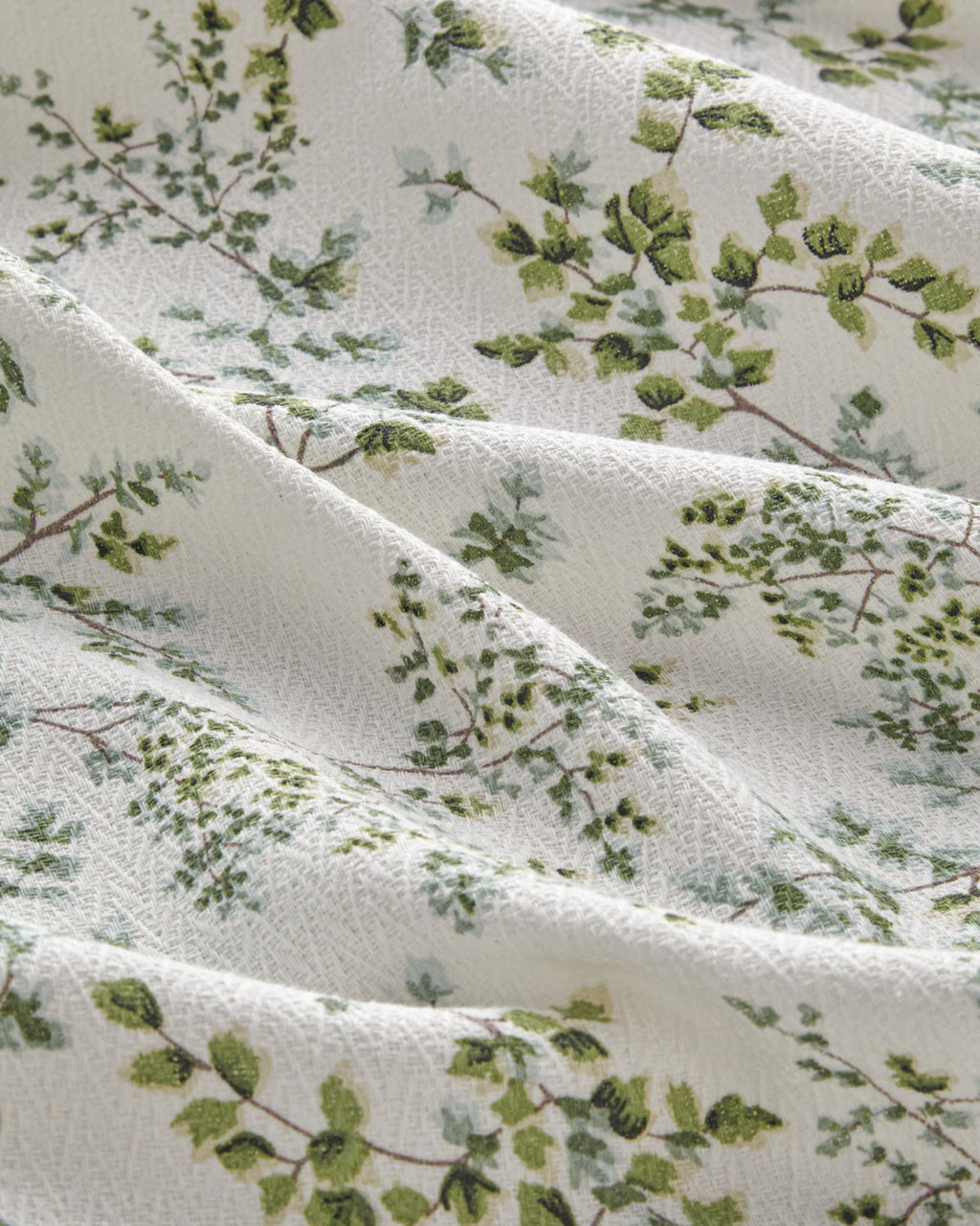 Natur Printed Cotton Summer Blanket Set Green (view 11)