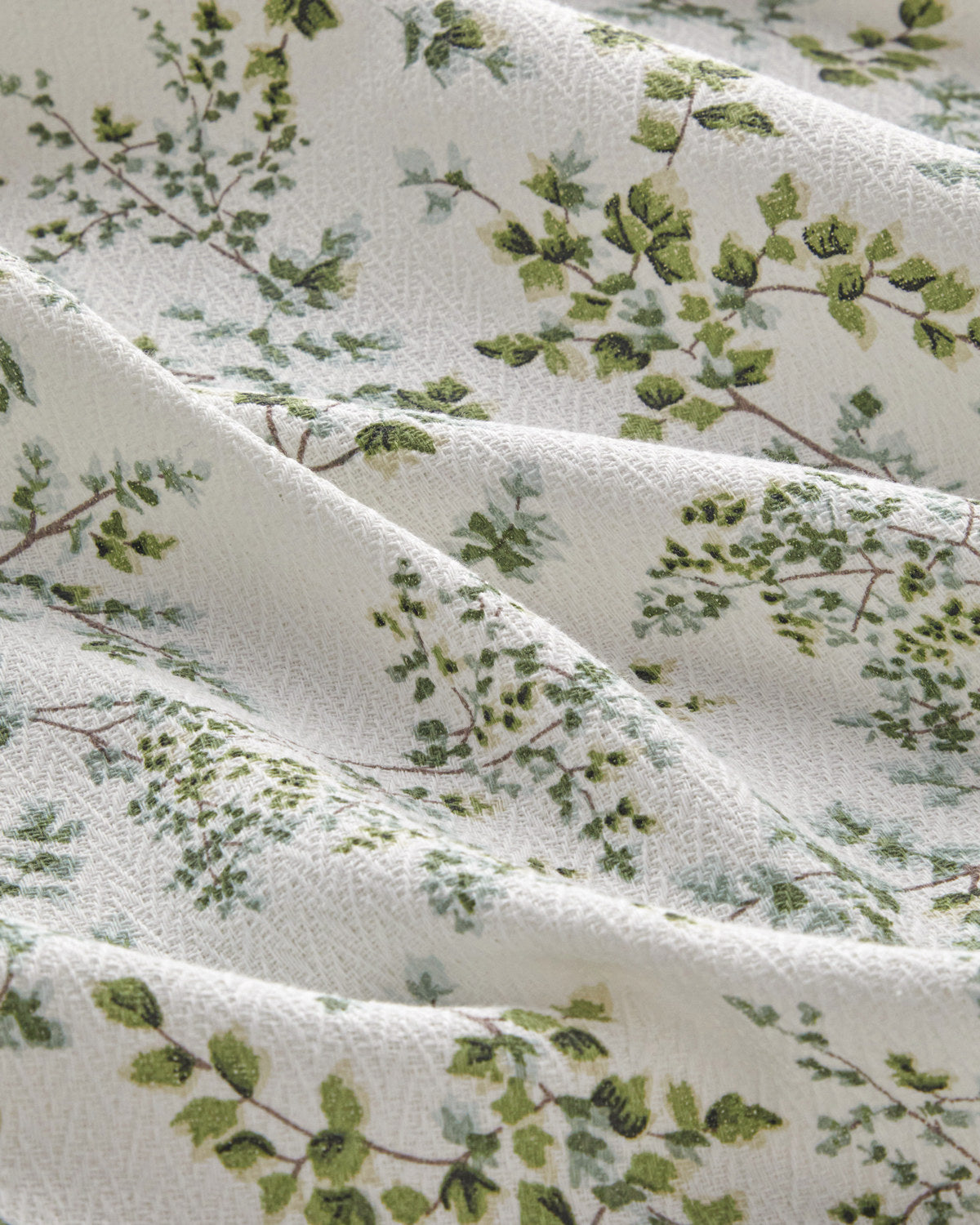 Natur Printed Cotton Summer Blanket Set Green (view 11)