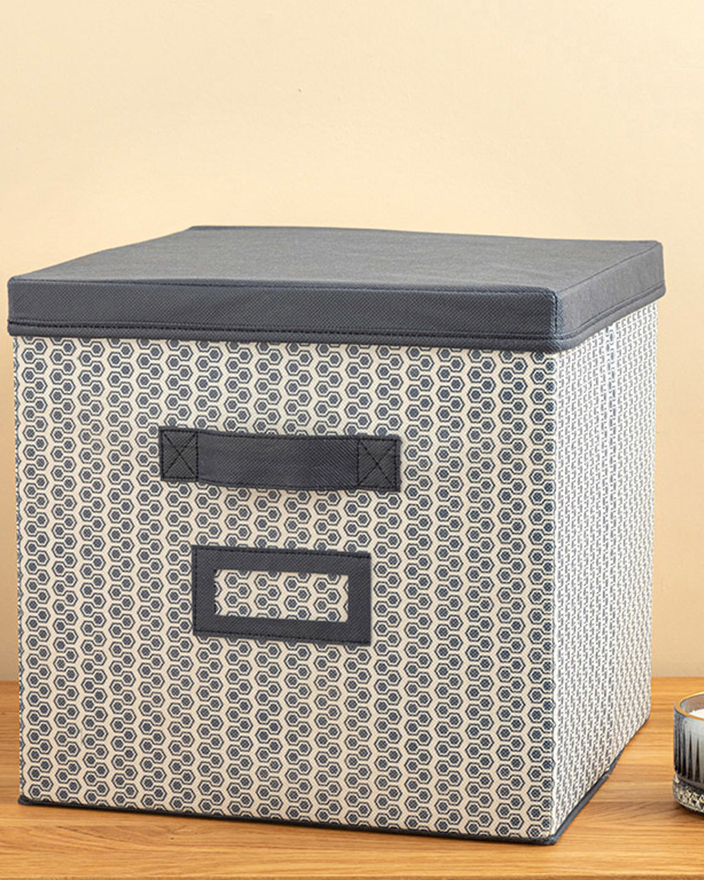 Comb Storage Box 30x30x30 cm Navy Blue (view 2)