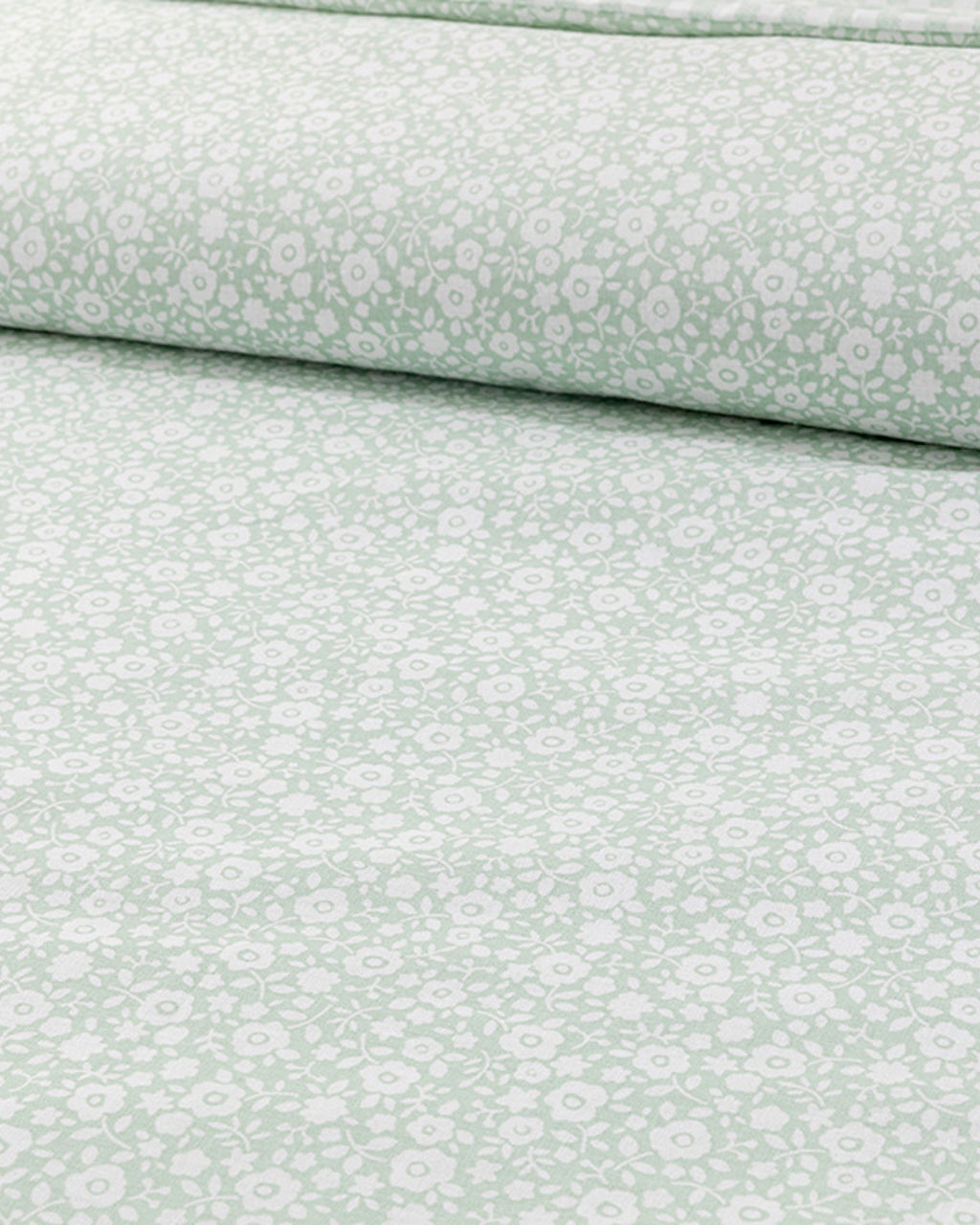 Liberty Blossom Cotton Double Size Duvet Cover Set 200x220 cm Celadon (view 3)