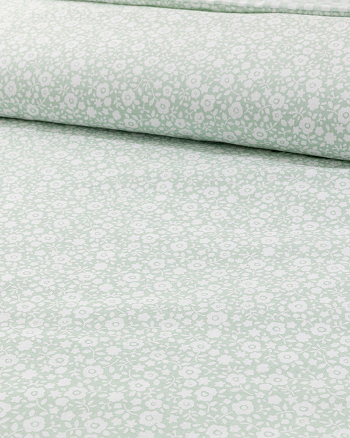 Liberty Blossom Cotton Double Size Duvet Cover Set 200x220 cm Celadon (view 3)