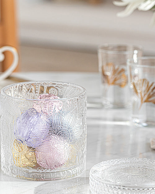 Bloom Glass Sugar Bowl 9x10 cm Transparent (view 2)