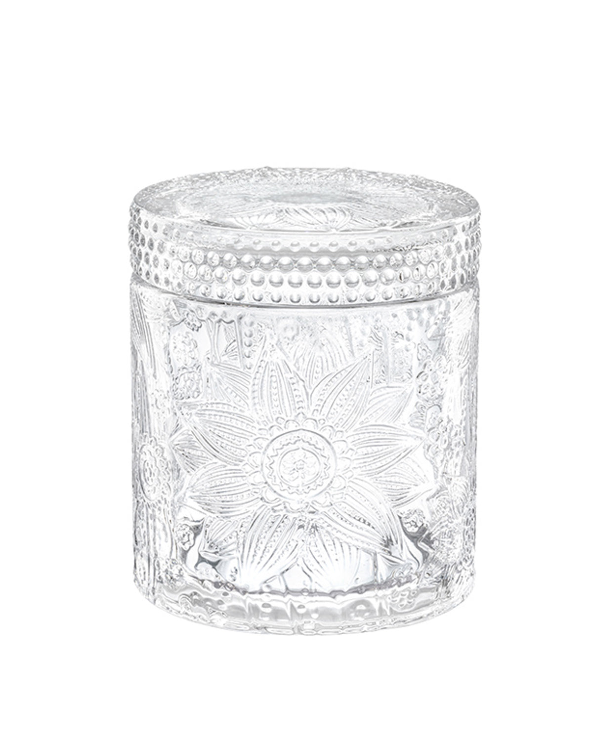 Bloom Glass Sugar Bowl 9x10 cm Transparent (view 3)