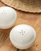 Adria Porcelain Salt and Pepper Shaker 7.5x7.5x6 cm White (view 2)