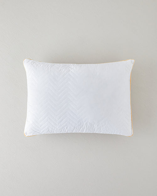 Air Plus Microfiber Pillow 50x70 cm White-Gold