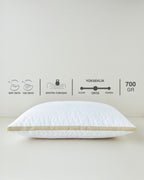 Air Plus Microfiber Pillow 50x70 cm White-Gold (view 5)