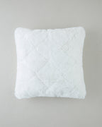 Soft Touch Rabbit Plush Toss Pillow Cover 45x45 cm - Anthracite (view 2)