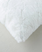 Soft Touch Rabbit Plush Toss Pillow Cover 45x45 cm - Powder (view 3)