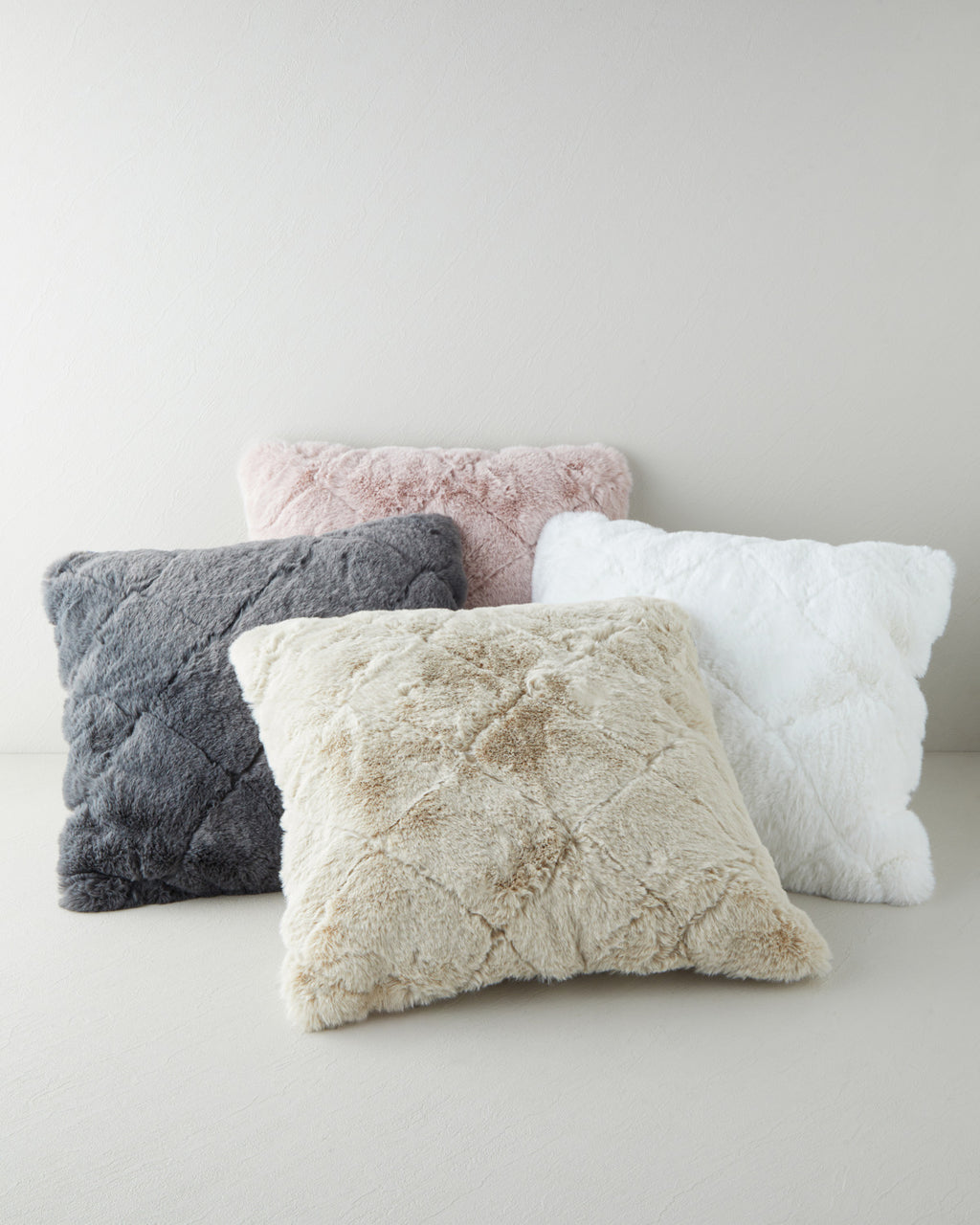 Soft Touch Rabbit Plush Toss Pillow Cover 45x45 cm (view 8)