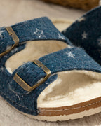 Glam Stars Felt Women House Slippers - Light Brown - 36 (view 6)