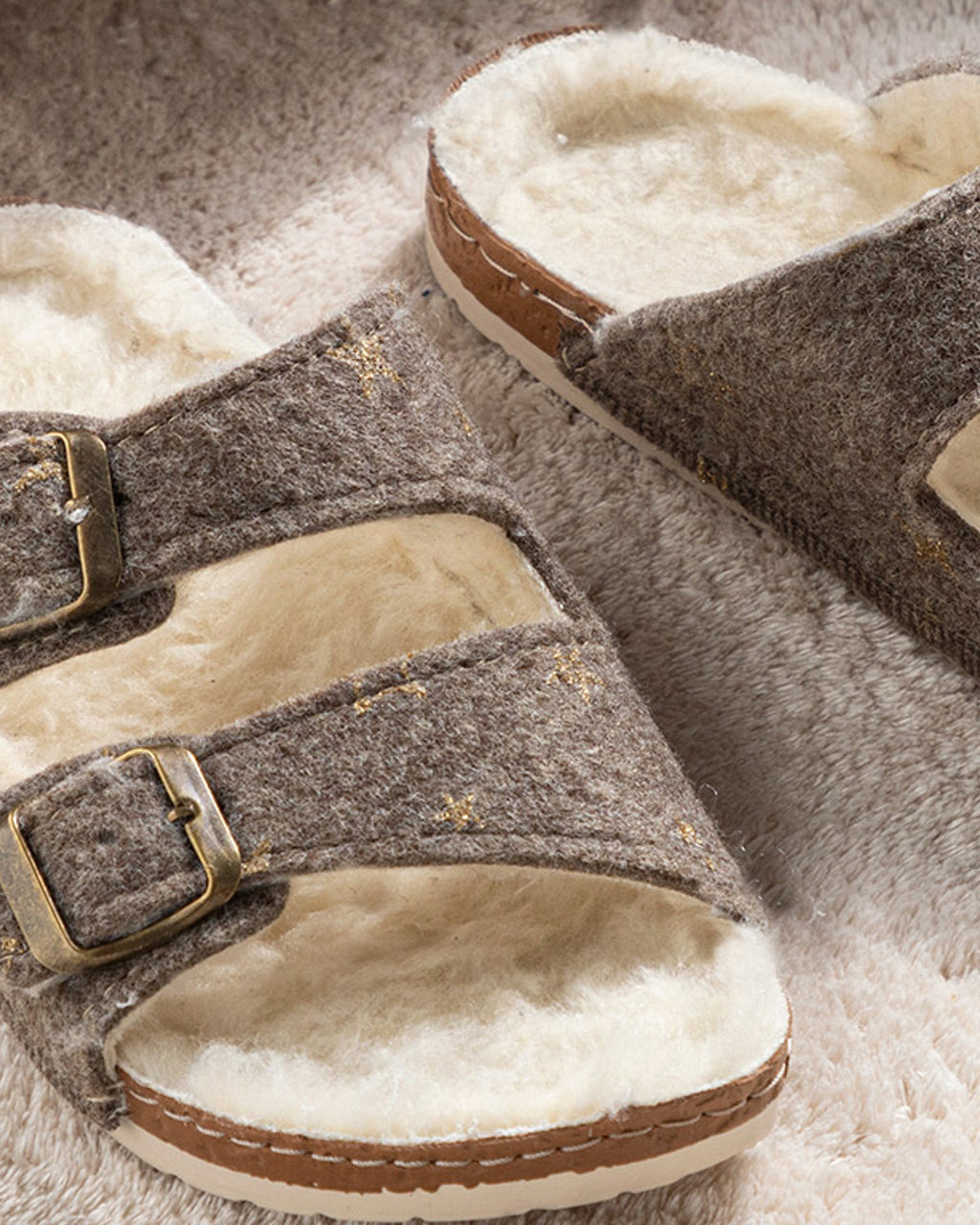 Glam Stars Felt Women House Slippers (view 12)