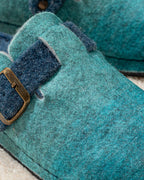 Tie-Dye Felt Women House Slippers 36 Blue (view 2)