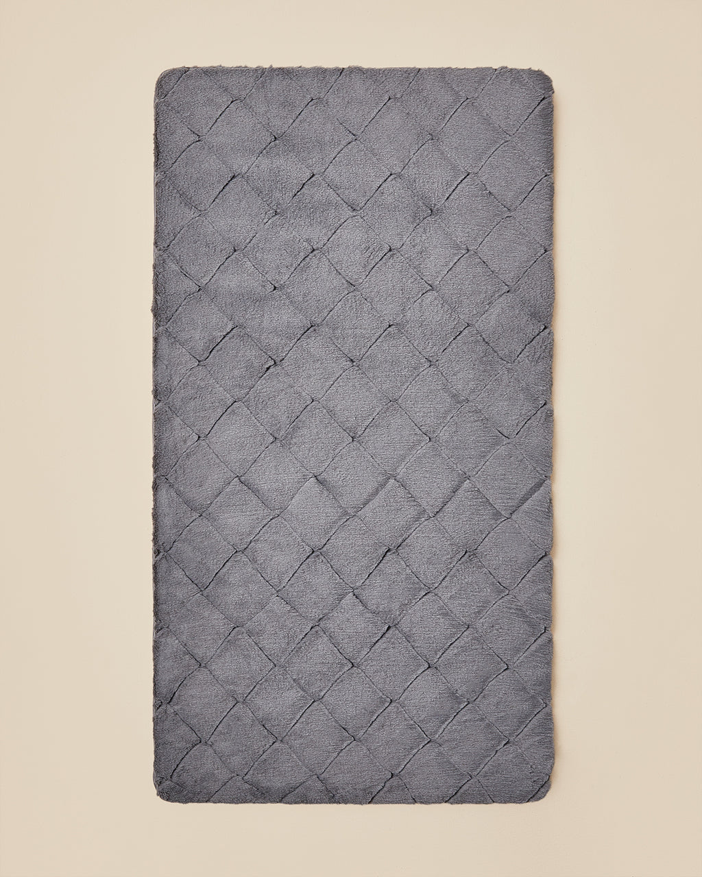 Soft Touch Rabbit Plush Carpet 80x150 cm Anthracite