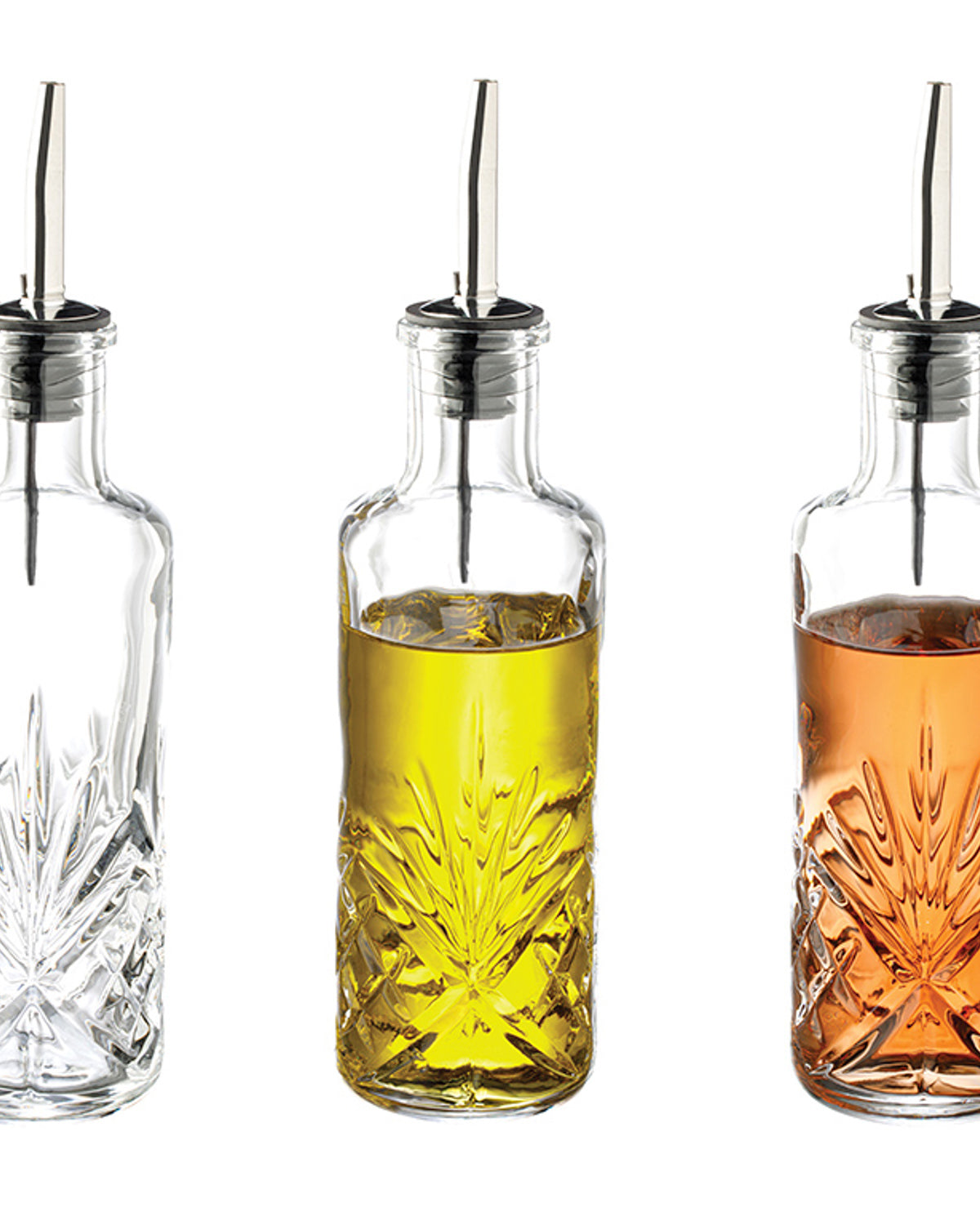Bony Glass 2 pcs Oil Bottle 18 cm Transparent (view 4)