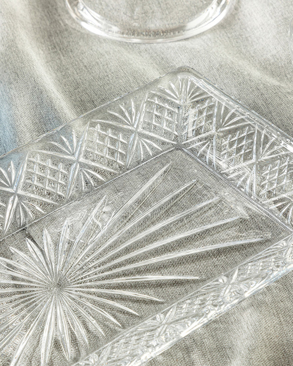 Zena Glass Rectangular Plate 30 cm Transparent (view 3)