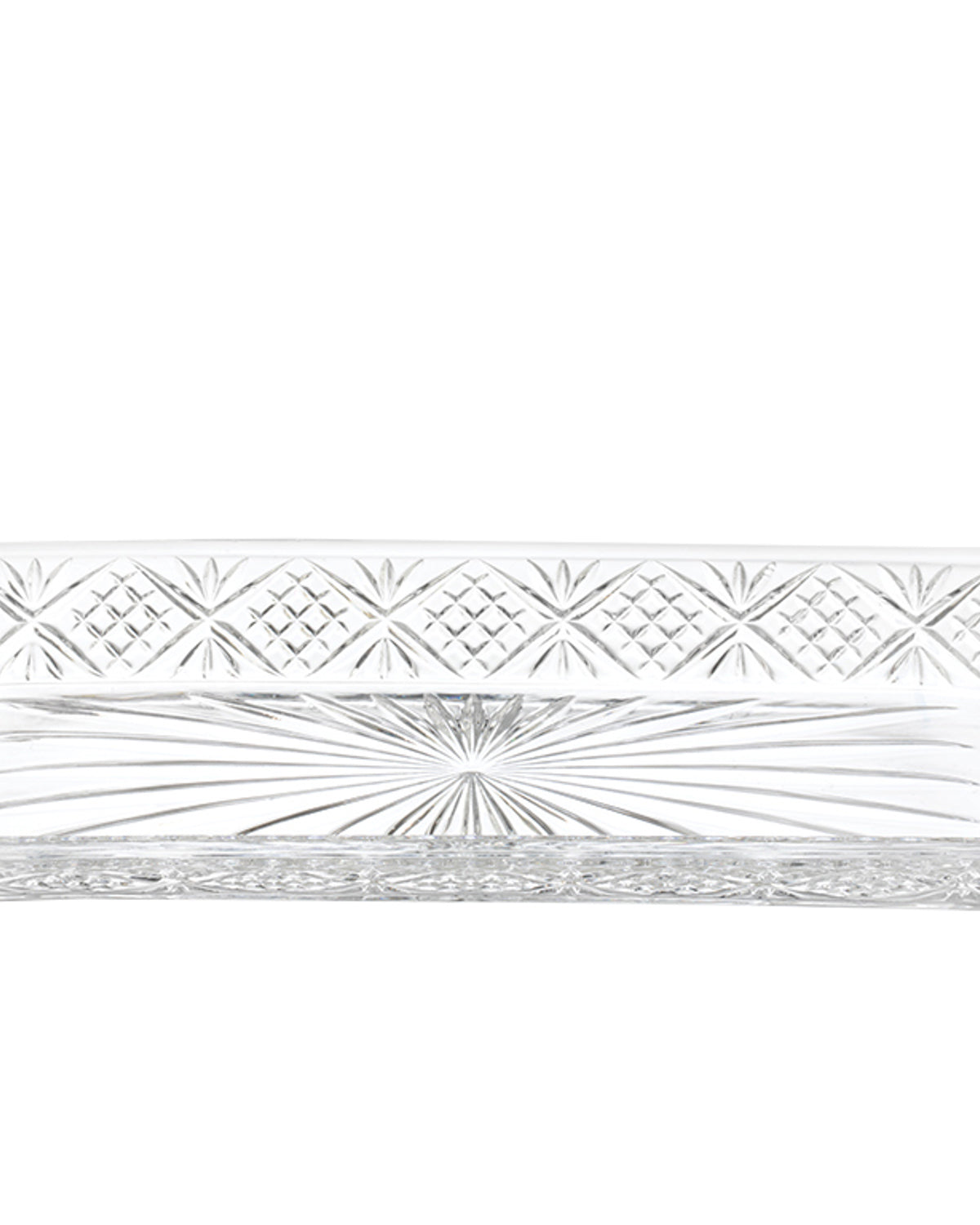 Zena Glass Rectangular Plate 30 cm Transparent (view 4)