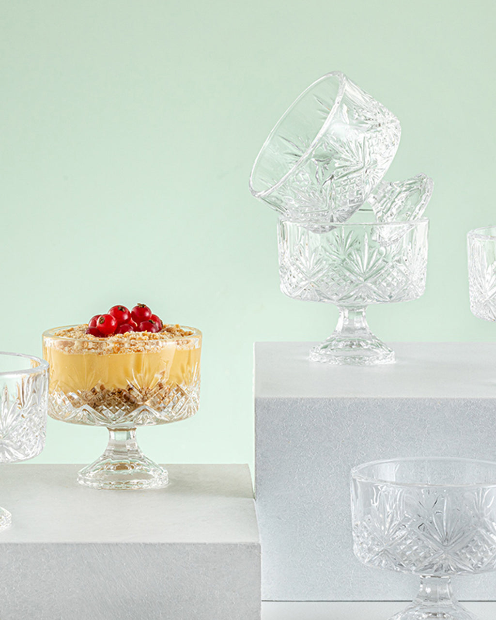 Oria Glass 6 pcs Cup 115 ml Transparent