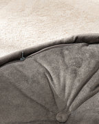 Malta Square Velvet Decorative Cushion Pad 60x60x14 cm Anthracite (view 3)