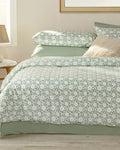 Parterre Cotton Double Size Duvet Cover Set 200x220 cm Green